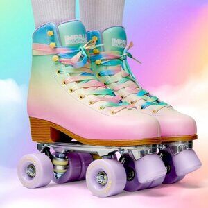Impala Quad Roller Skates Pastel Rainbow